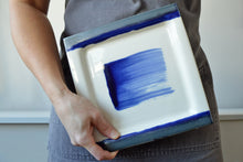 Charger l'image dans la visionneuse de la galerie, 32-B Blue Square Plate