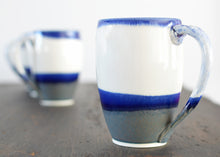 Load image into Gallery viewer, 01-B Blue Rounded Mug
