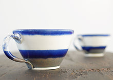 Load image into Gallery viewer, 02-B Blue Latte Mug