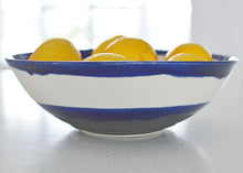 Load image into Gallery viewer, 06-B Large Blue Salad Bowl