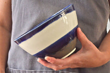 Load image into Gallery viewer, 09-B Blue Soup Tonkinoise Bowl