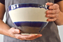 Load image into Gallery viewer, 10-B Large Blue Bowl