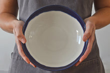 Load image into Gallery viewer, 27-B Blue Pasta Bowl