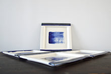 Load image into Gallery viewer, 32-B Blue Square Plate
