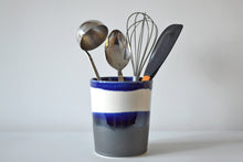 Load image into Gallery viewer, 40-B Blue Utensil Jar