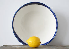 Load image into Gallery viewer, 06-B Large Blue Salad Bowl
