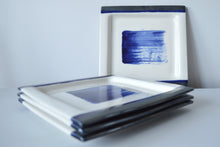 Load image into Gallery viewer, 32-B Blue Square Plate
