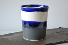 Load image into Gallery viewer, 40-B Blue Utensil Jar

